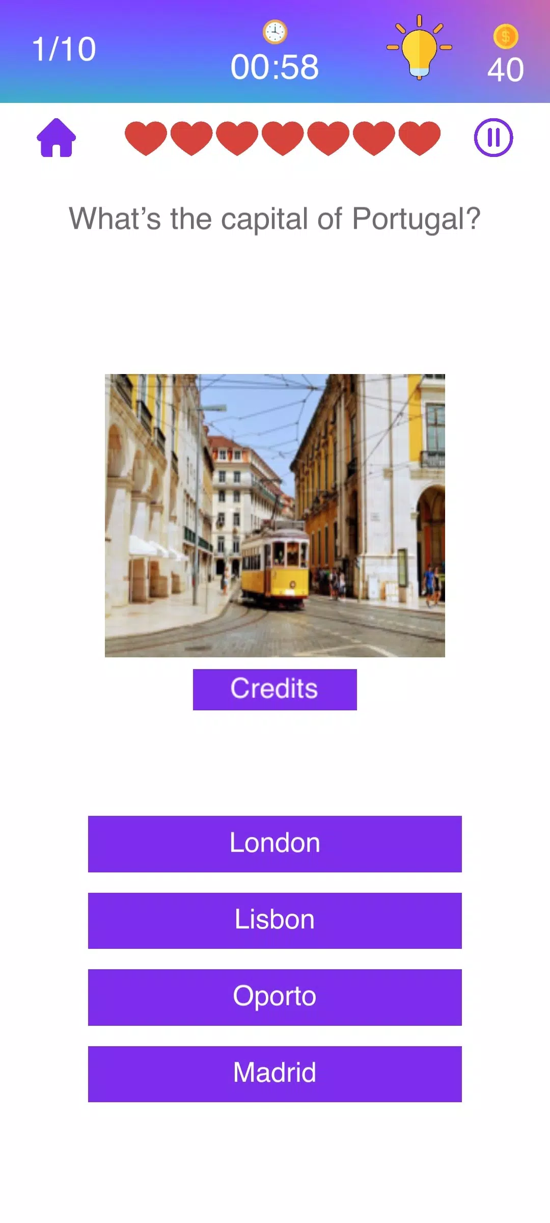 Portuguese Quiz Скриншот 1