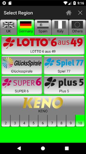 Lotto Number Generator for EUR應用截圖第2張