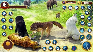 Virtual Wild Wolf Family Sim Screenshot 1