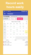 Work Log: Timesheet & Invoice スクリーンショット 0