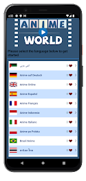 Anime World - Online Stream Tangkapan skrin 1