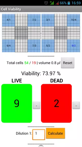 Cells Calculator Captura de tela 3