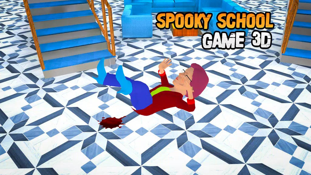 Playtime Spooky School Game ဖန်သားပြင်ဓာတ်ပုံ 1