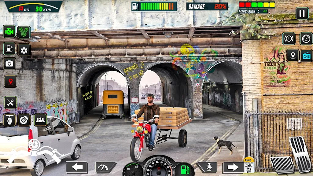 Tuk Tuk Rickshaw: Auto Game Schermafbeelding 2