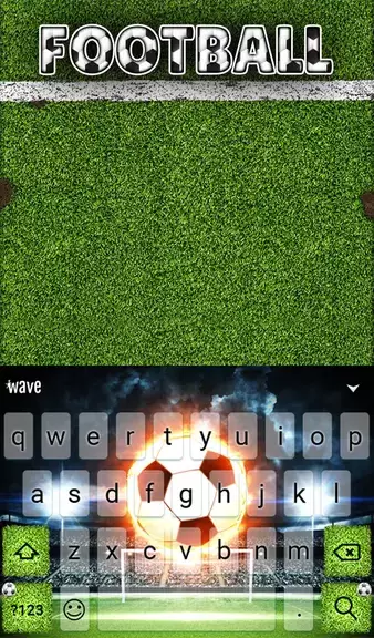 Football Keyboard & Wallpaper स्क्रीनशॉट 1