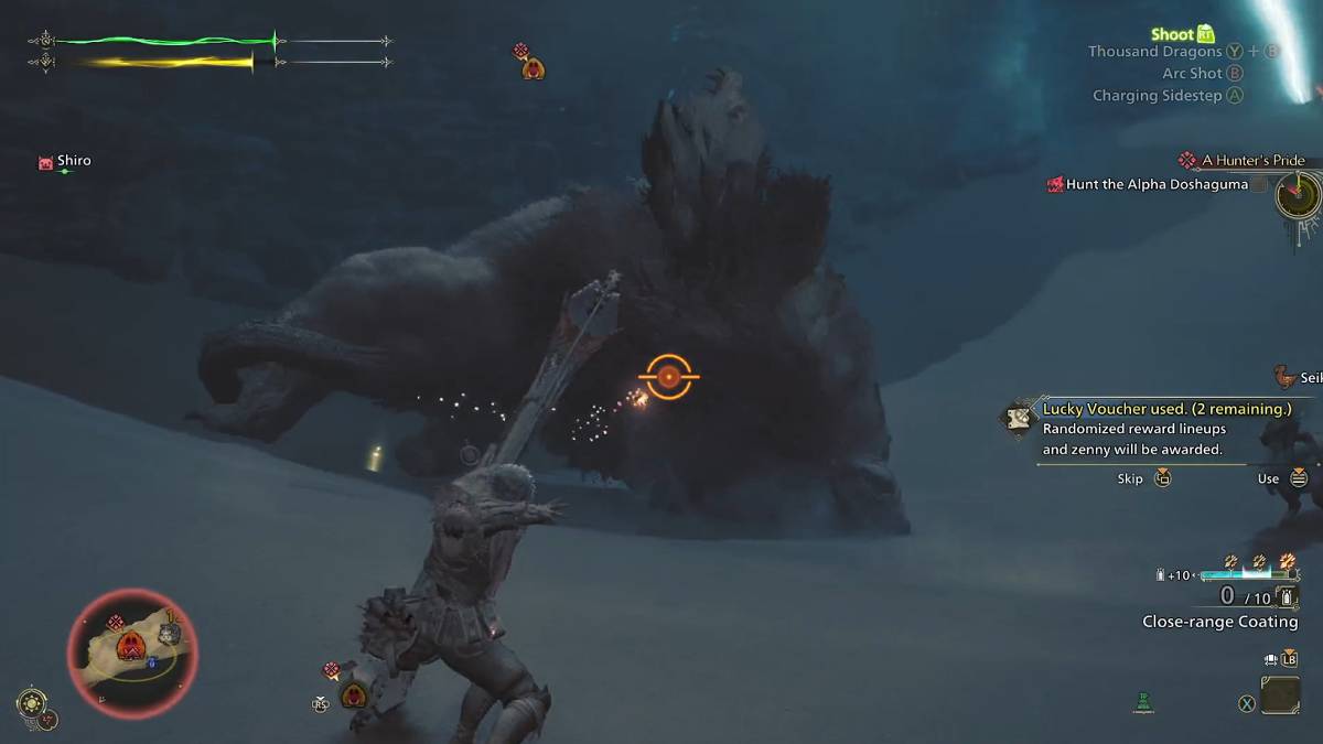 Monster Hunter Wilds Doshaguma/Alpha Doshaguma Boss Fight