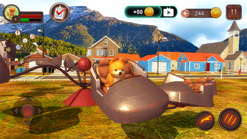 Pomeranian Dog Simulator Ảnh chụp màn hình 3