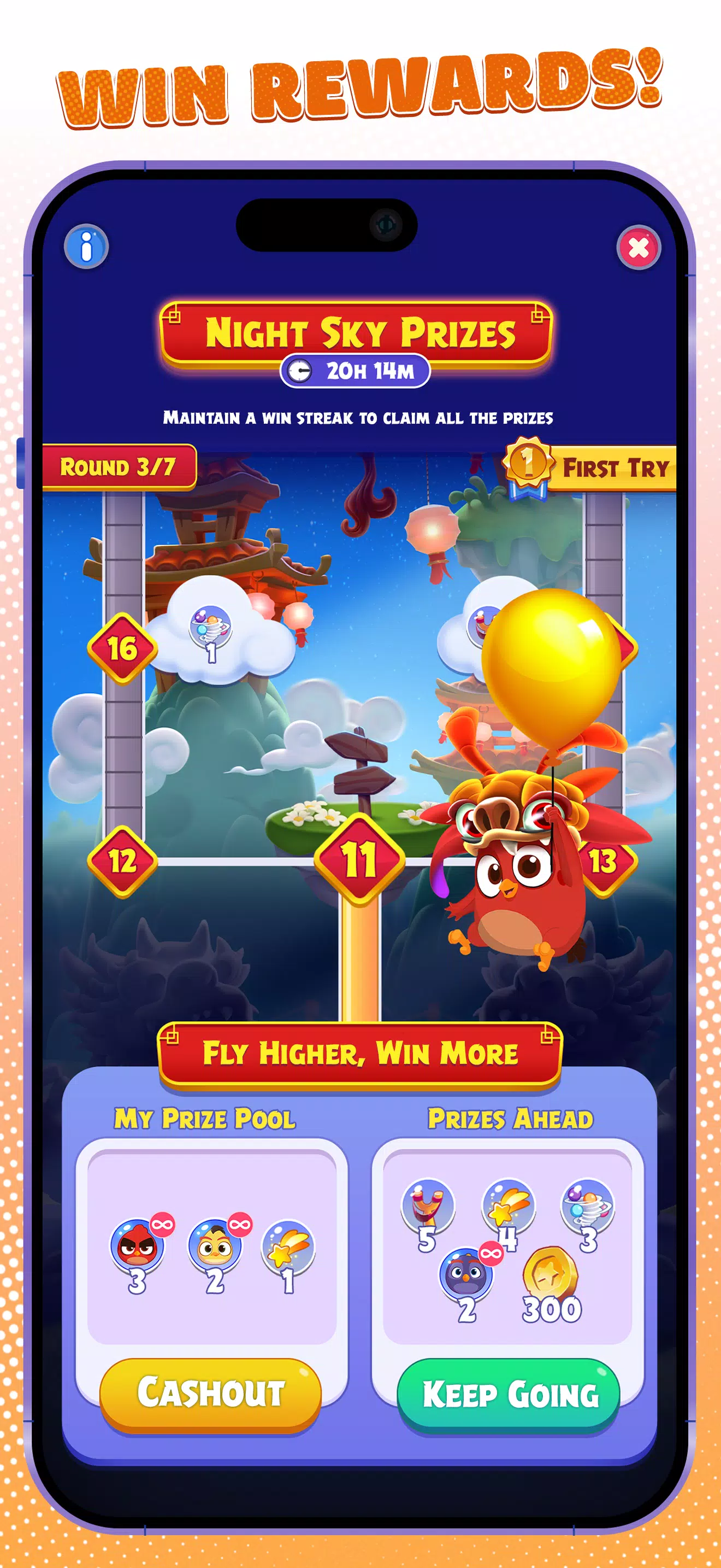 Angry Birds Dream Blast スクリーンショット 3