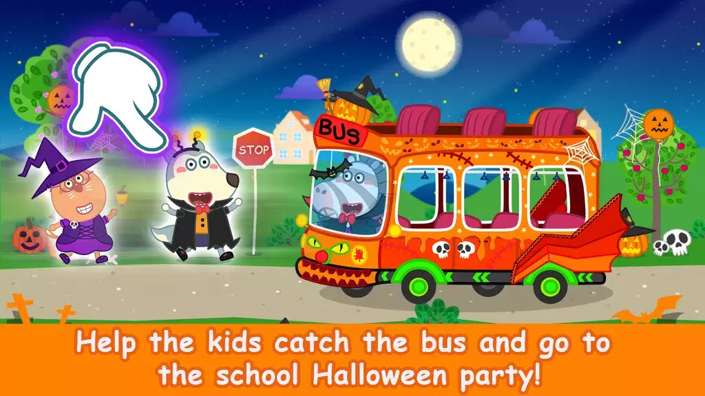 Wolfoo School Halloween Night Screenshot 2