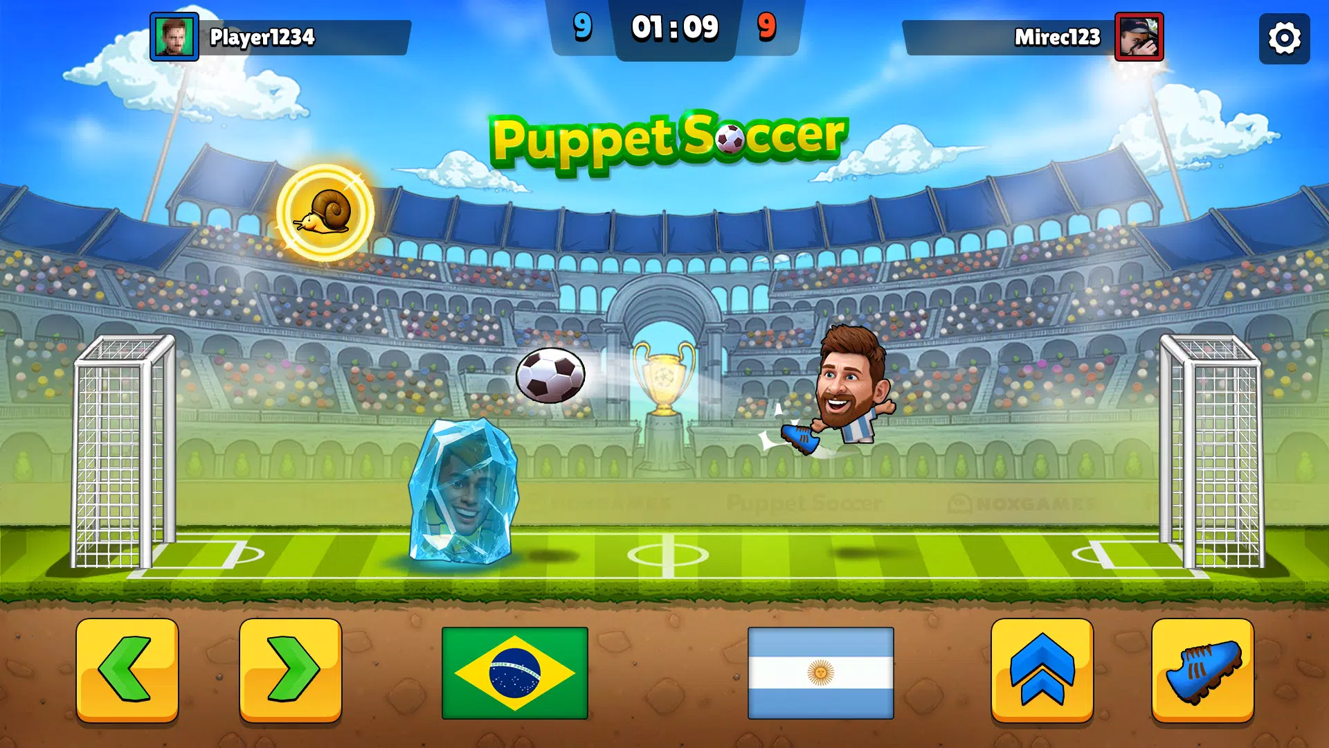 Puppet Soccer - Football Capture d'écran 0