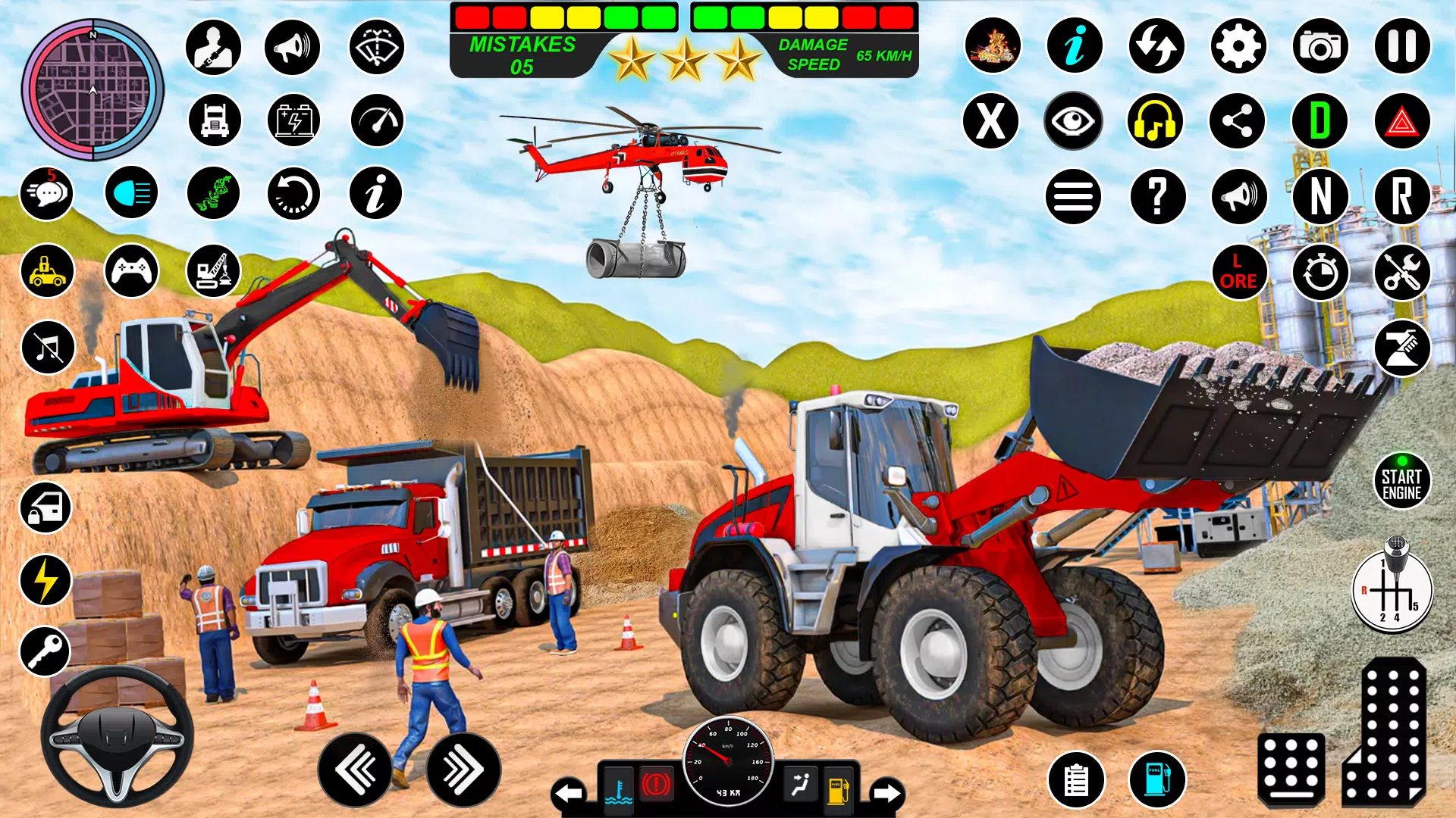 Snow Excavator Simulator Game Ảnh chụp màn hình 2