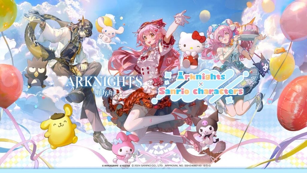 愛らしいコラボ：Arknightsは、スタイリッシュな衣装でSanrioのキャラクターを歓迎します