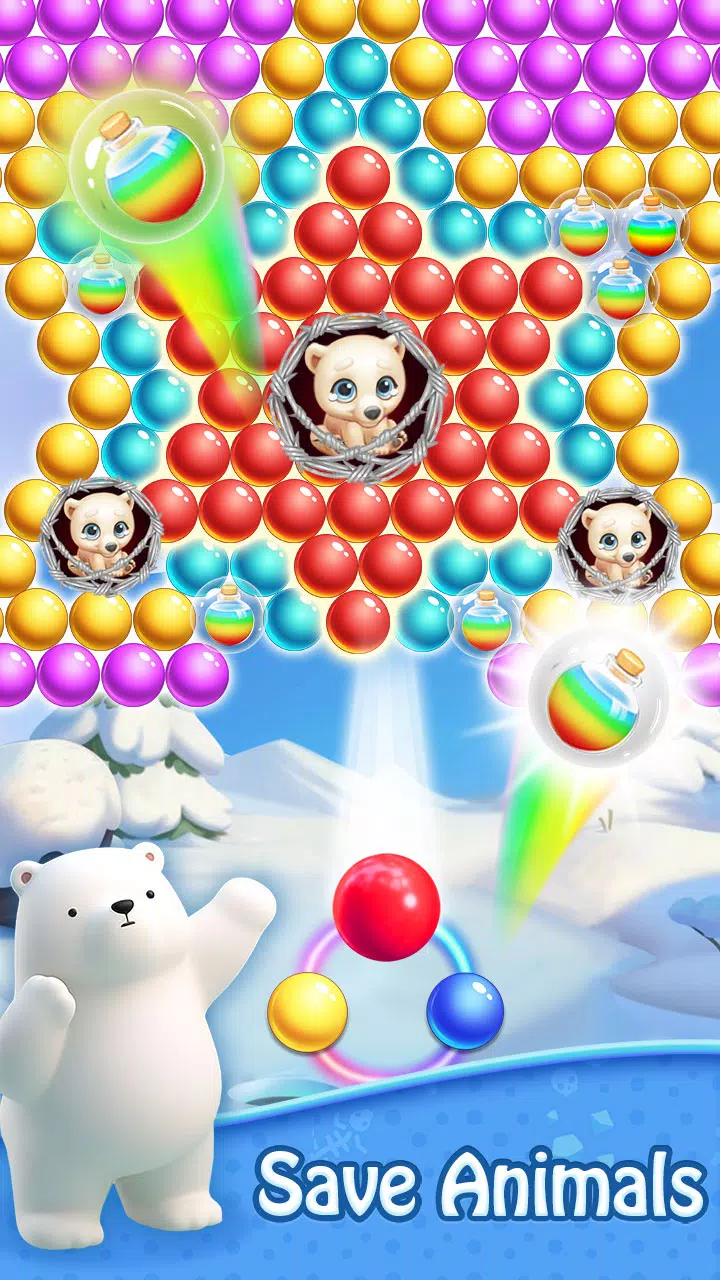 Bubble Shooter - Dino Match ภาพหน้าจอ 2