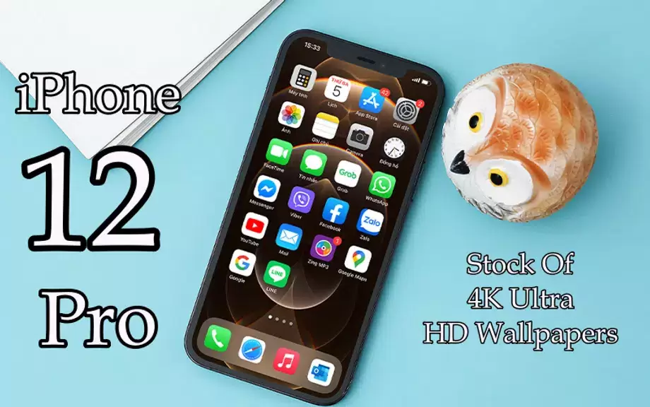 iPhone 12 Pro Launcher Themes Ảnh chụp màn hình 0