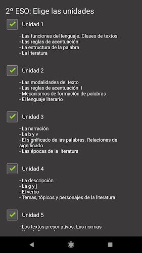 Lengua y Literatura ESO Captura de tela 1