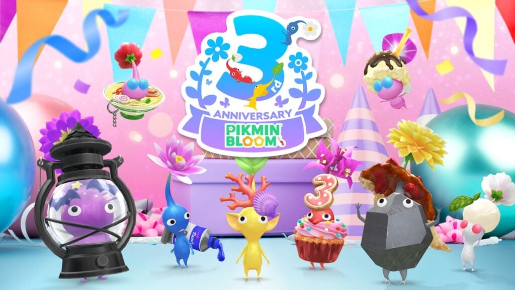 Pikmin Bloom Üçüncü Yıldönümünü Kutlamak için Cupcake Toplayın ve Parti Yürüyüşlerine Çıkın!