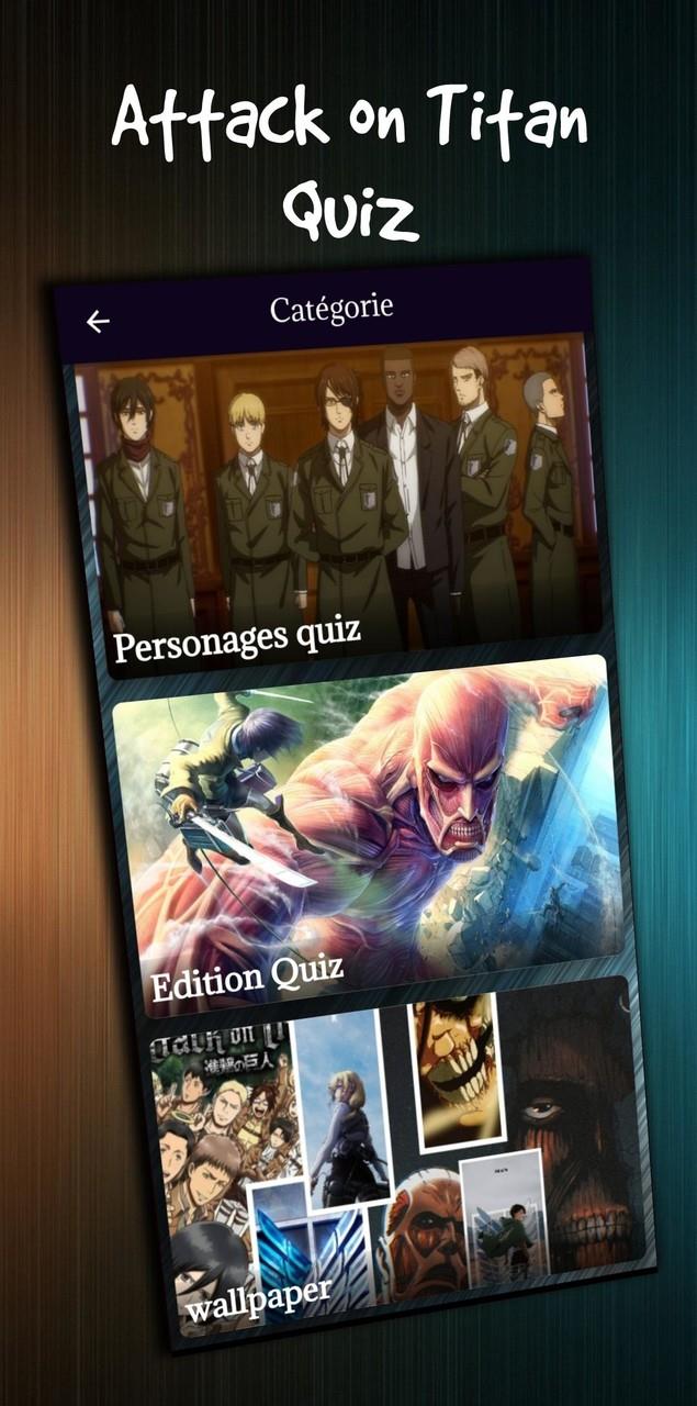 attack on titan character quiz स्क्रीनशॉट 1