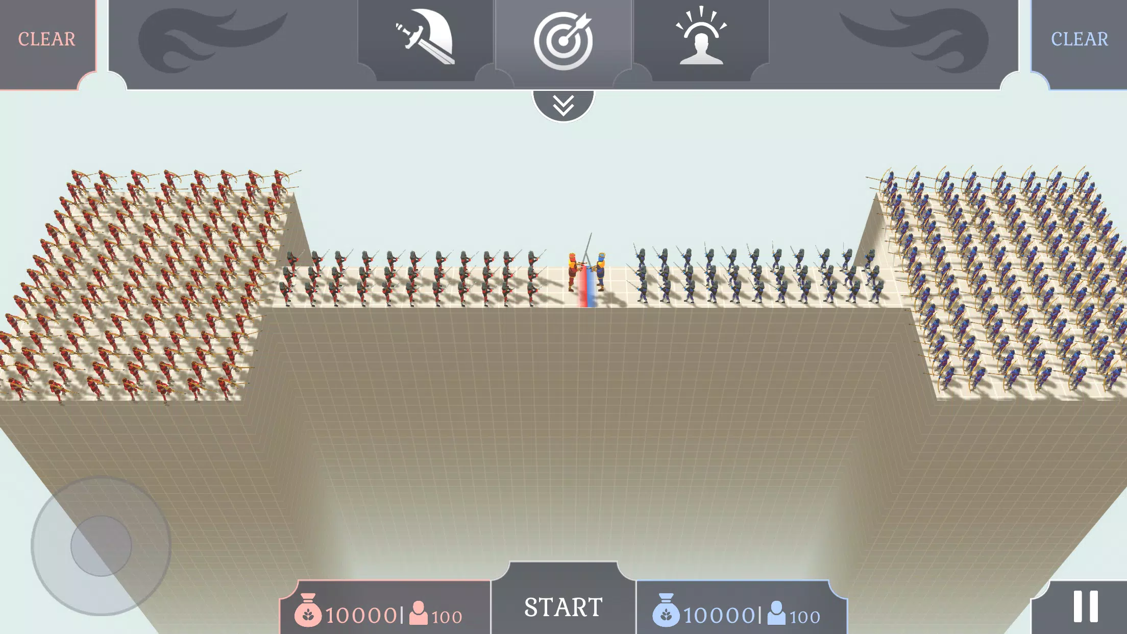 Fun Battle Simulator Скриншот 1