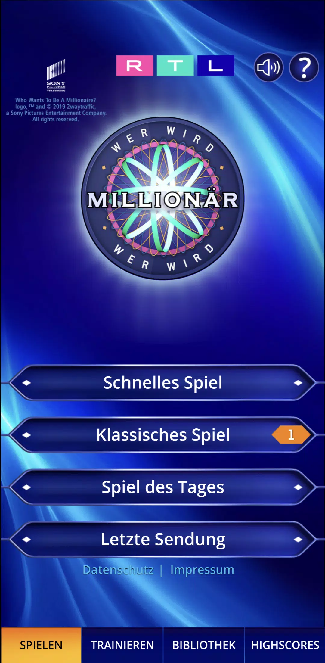 Wer wird Millionär? Training Captura de tela 1