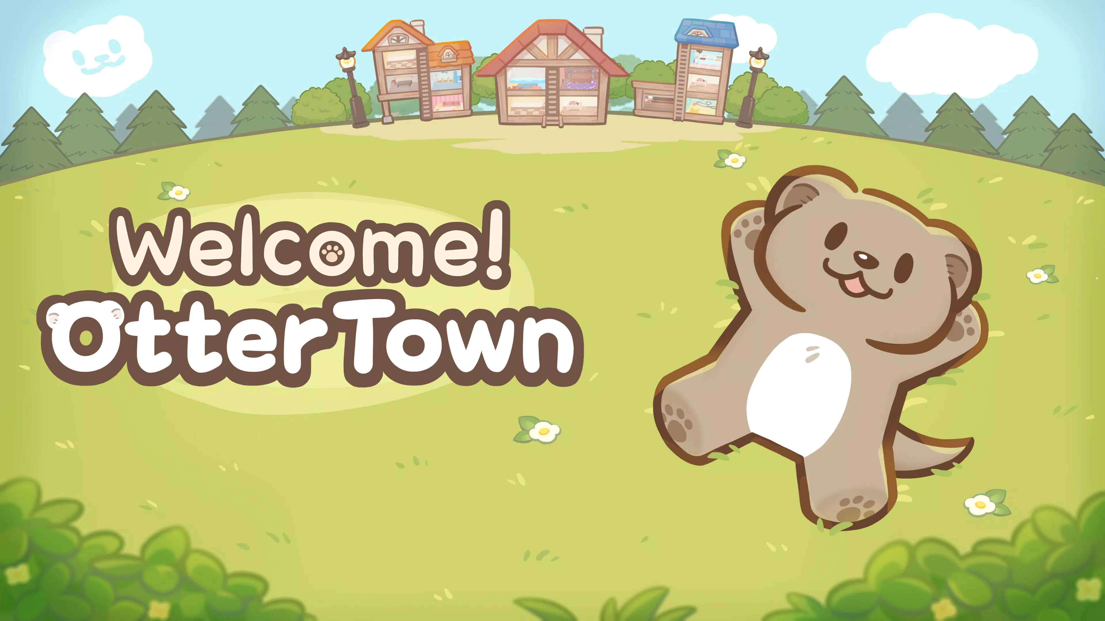 Welcome! Otter Town: cute game Ảnh chụp màn hình 1