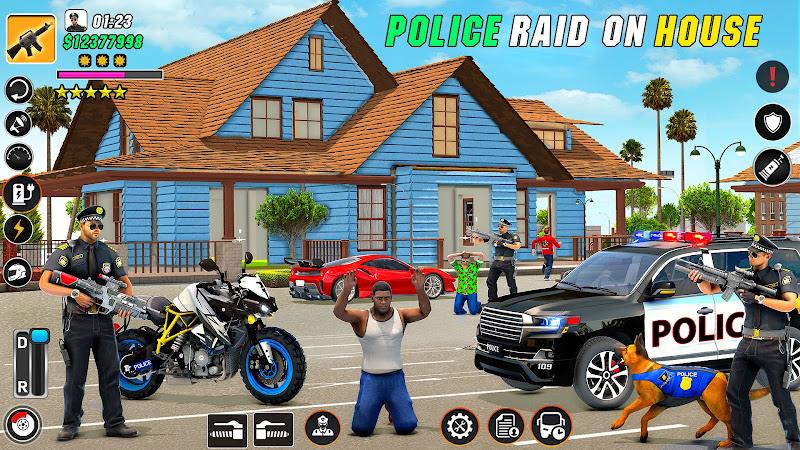 Schermata Police Motor Bike Crime Chase 0