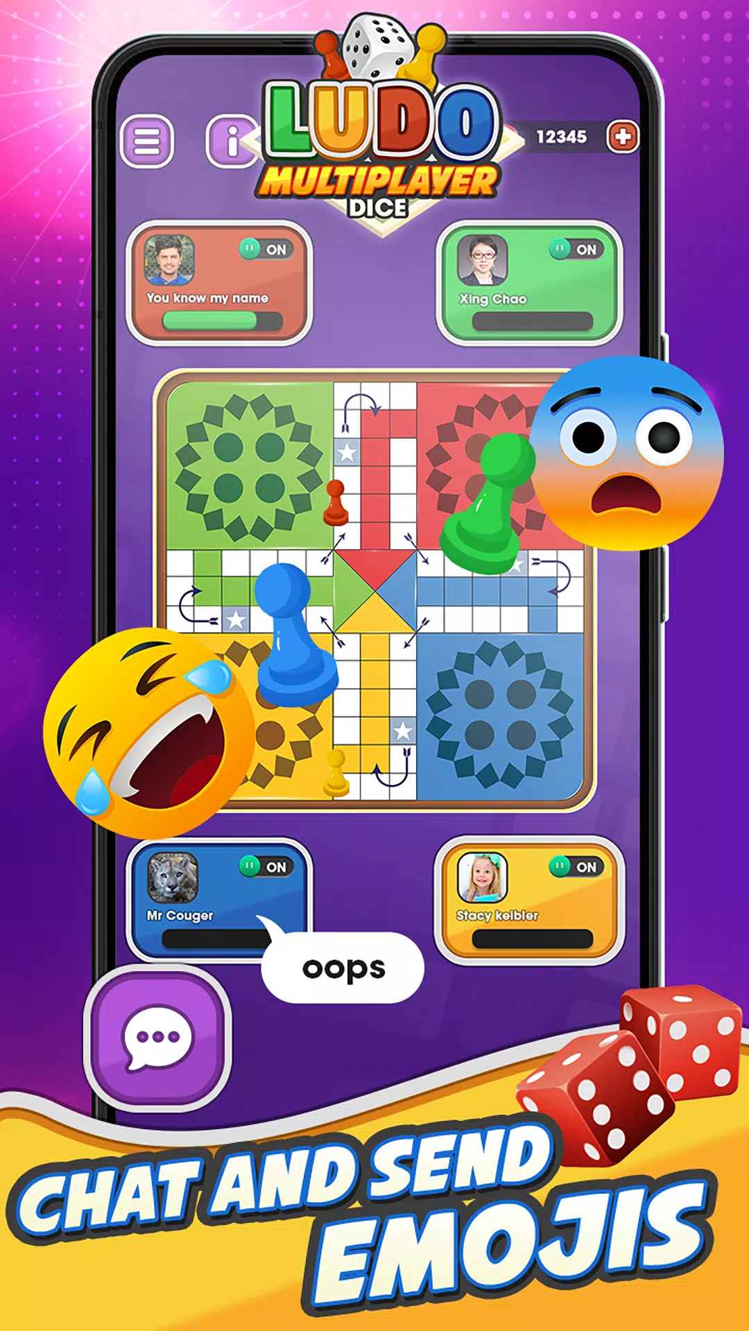 Ludo Online Game Multiplayer Tangkapan skrin 0