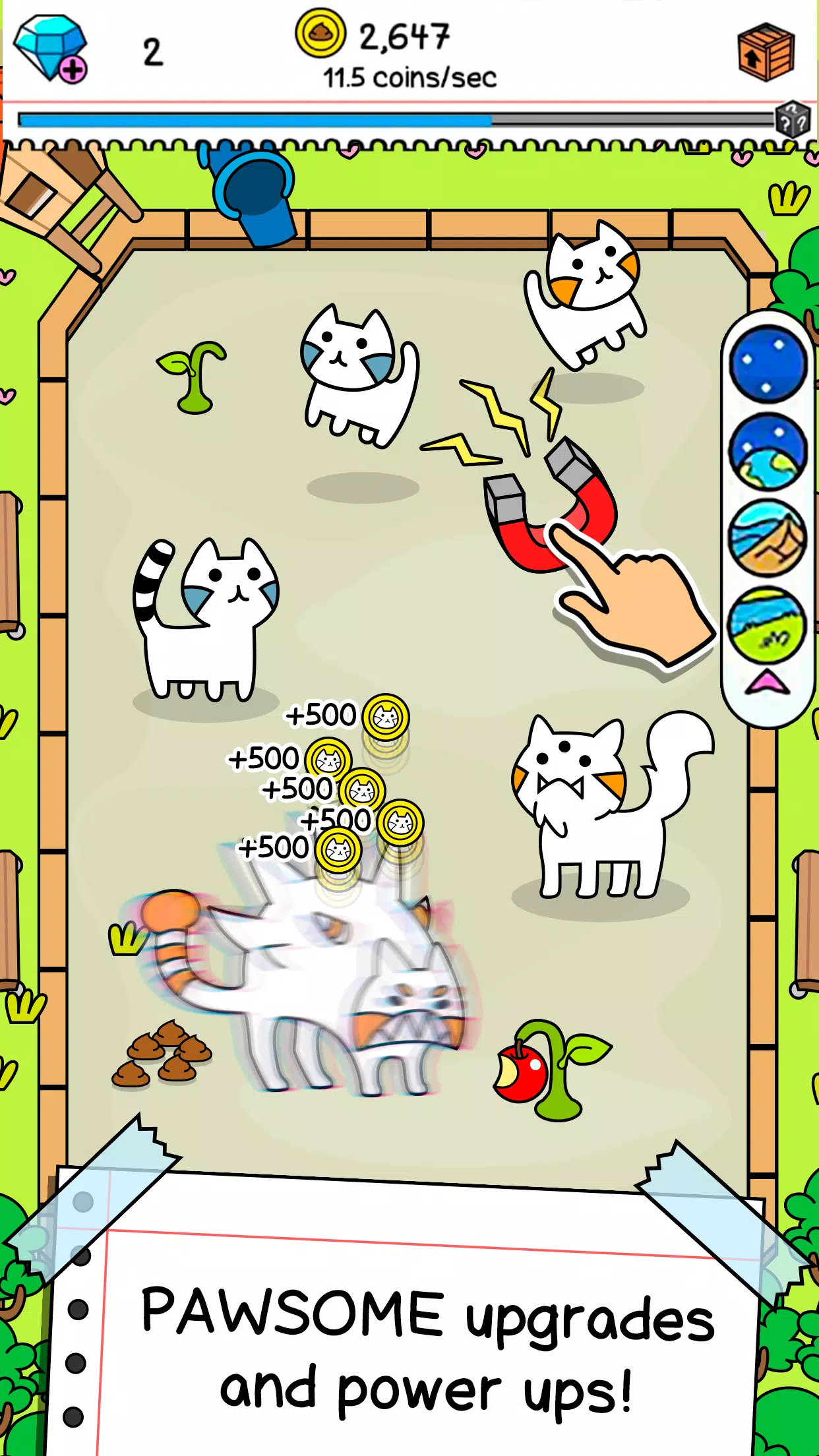 Cat Evolution: Merge Animals 스크린샷 2