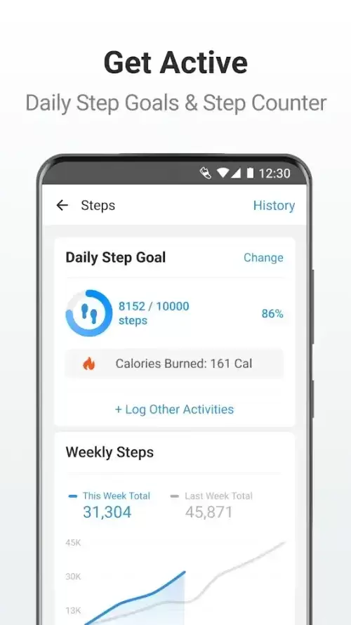 Pacer Pedometer & Step Tracker Screenshot 2