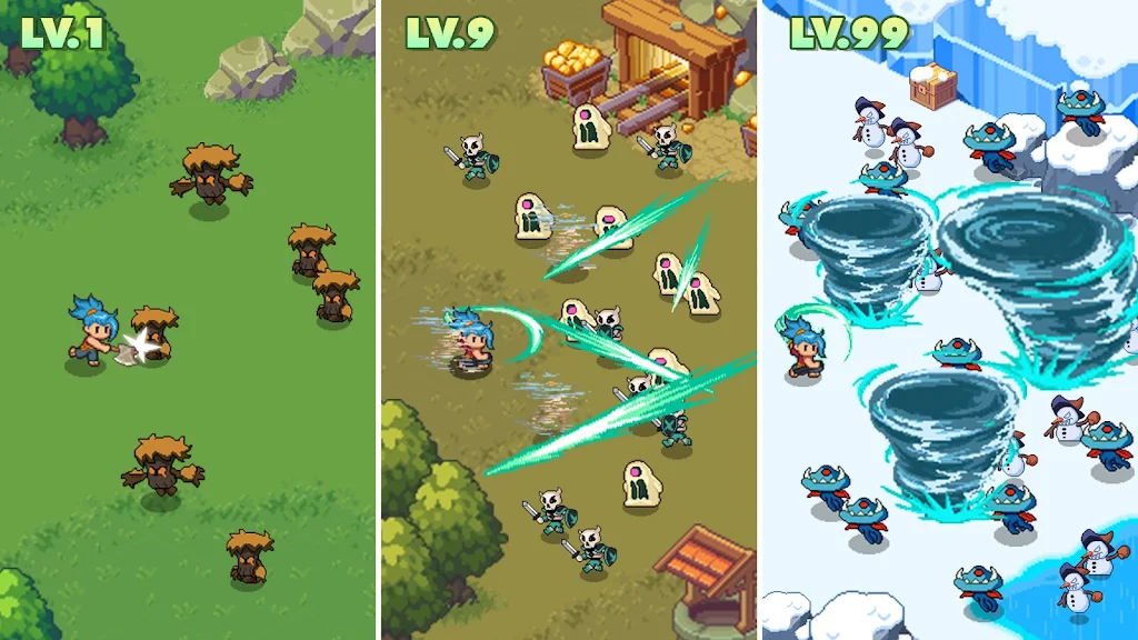 Guardian War: Pixel Rumble RPG应用截图第2张