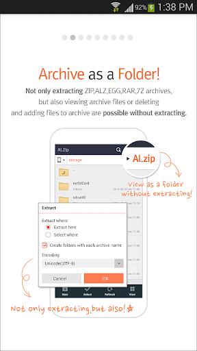 Schermata ALZip – File Manager & Unzip 1