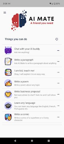 AI Mate - GPT chat Tangkapan skrin 0