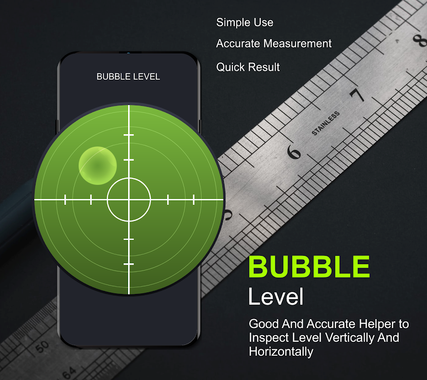 Spirit level - Bubble level Ảnh chụp màn hình 1