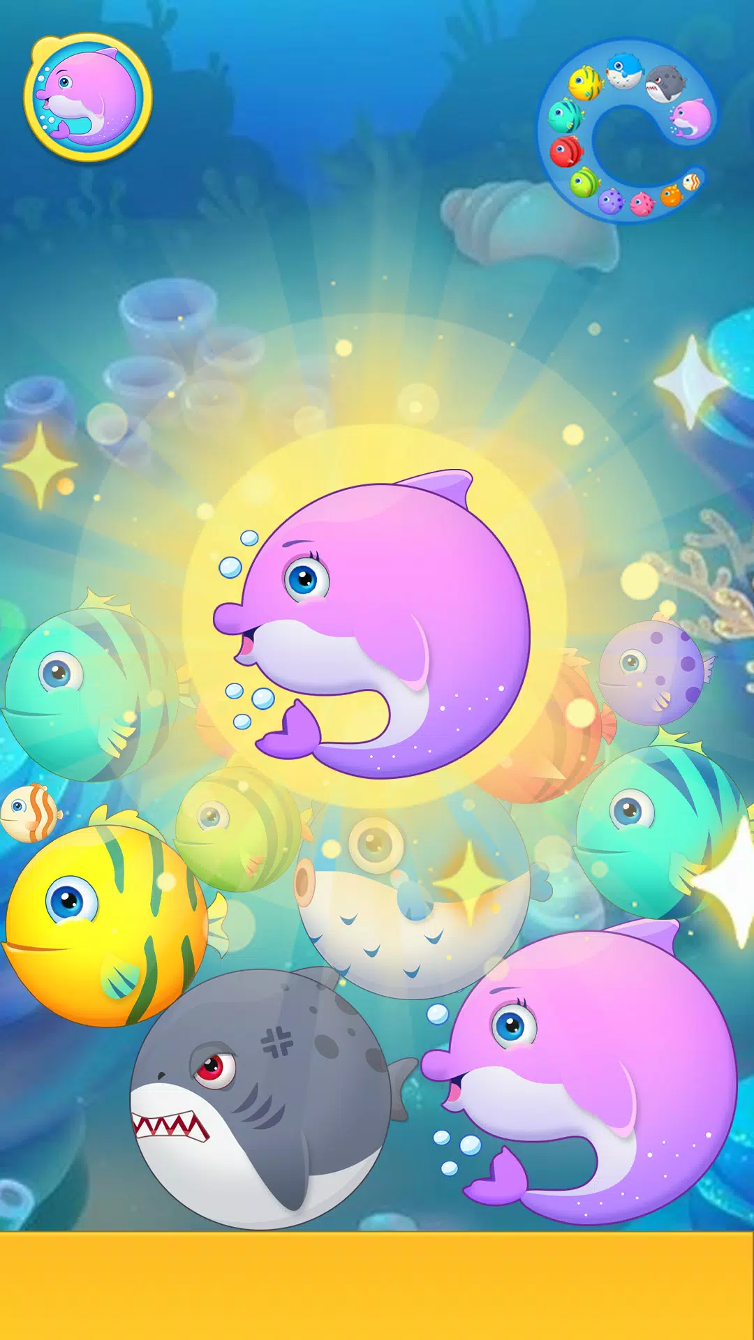 Sea Animals - Merge Game应用截图第2张