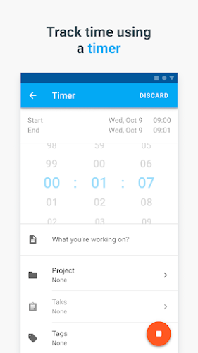 Clockify — Time Tracker Captura de tela 1