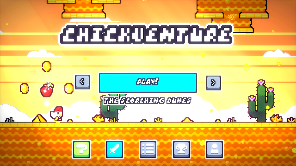 Chickventure: A Runner Game ဖန်သားပြင်ဓာတ်ပုံ 2