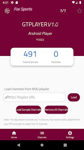 GT IPTV PLAYER Capture d'écran 1