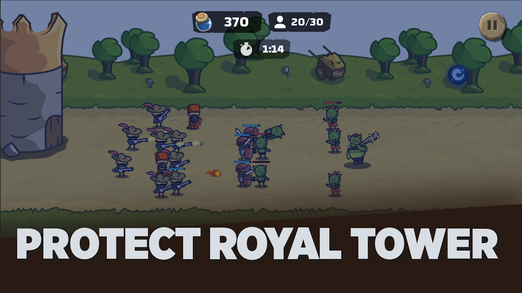 Tower Royale: Stick War Online Tangkapan skrin 1