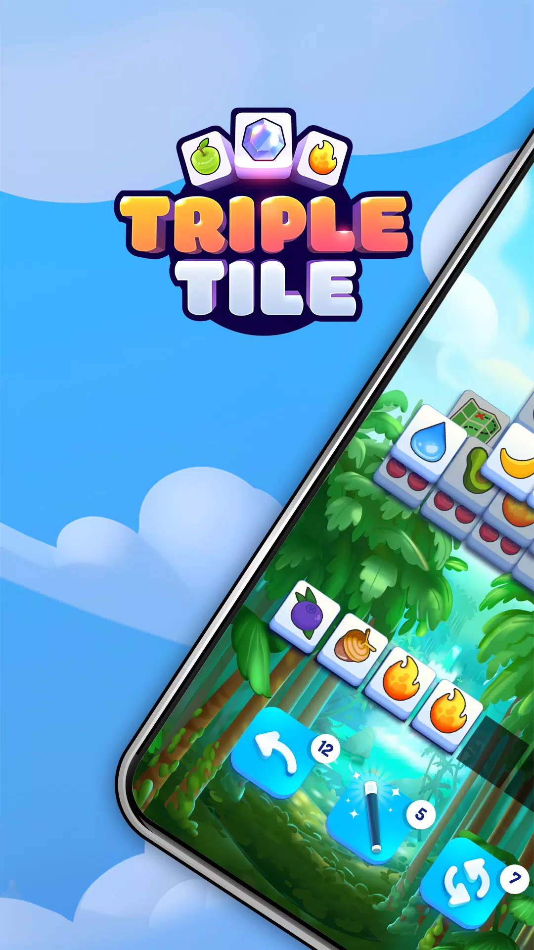 Triple Tile: 트리플 타일: 퍼즐 게임 맞추기 스크린샷 0