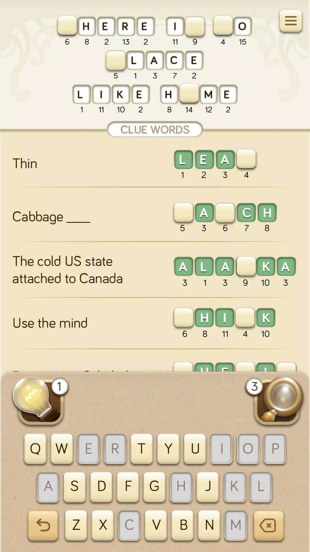 Logicross: Crossword Puzzle スクリーンショット 3