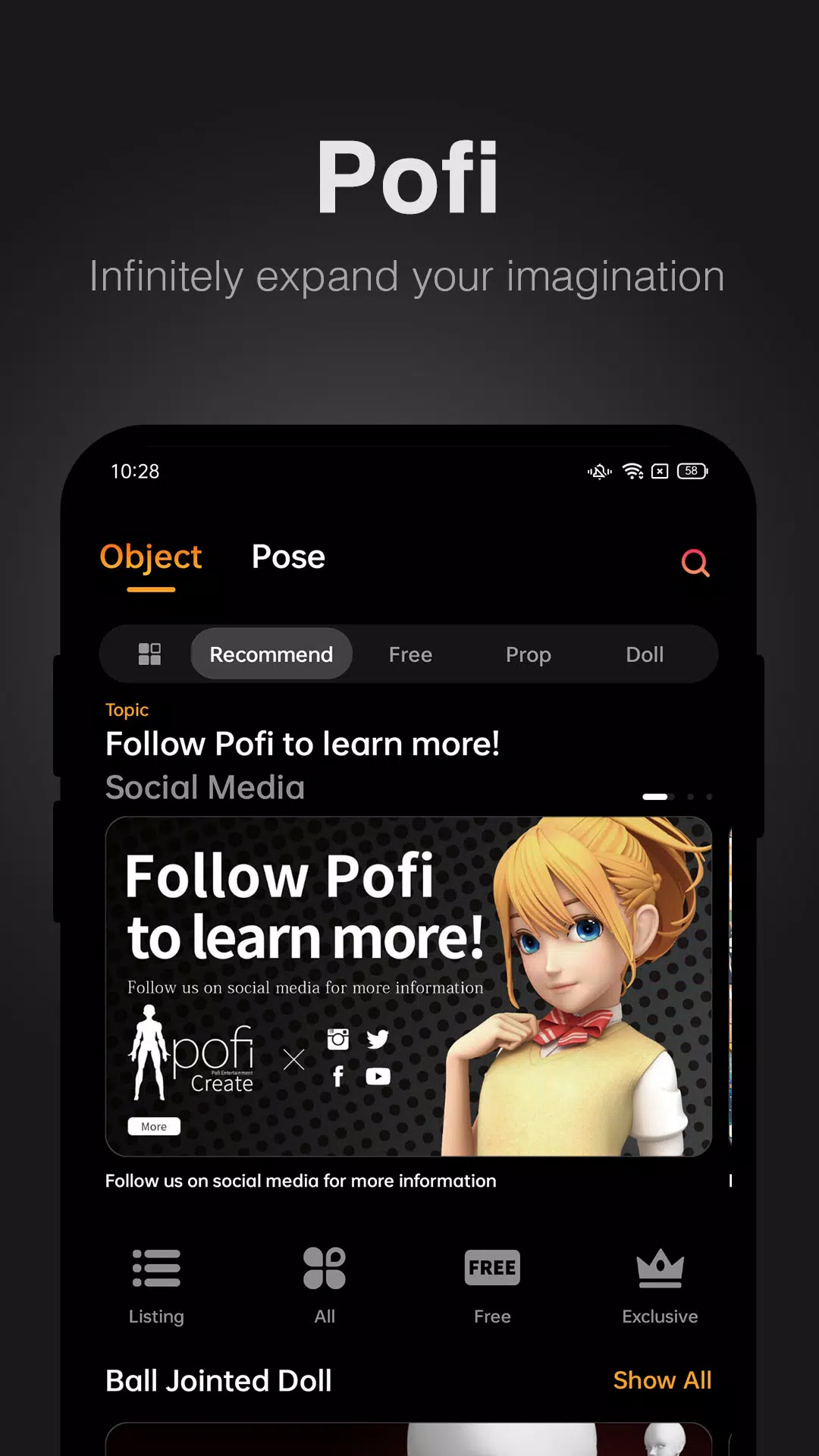 Pofi Create Capture d'écran 0