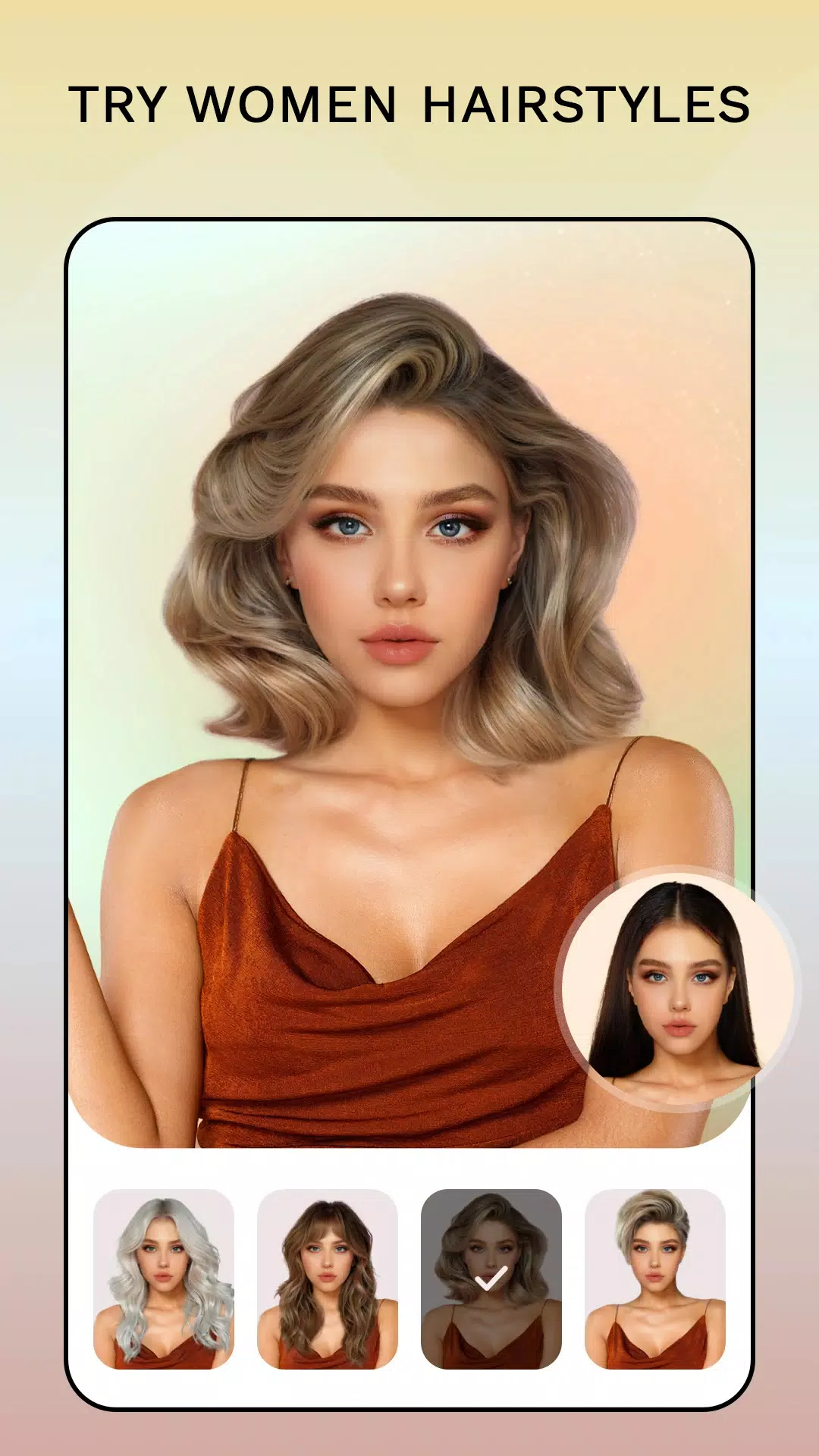 Hair Color Changer: Hairstyles Скриншот 1