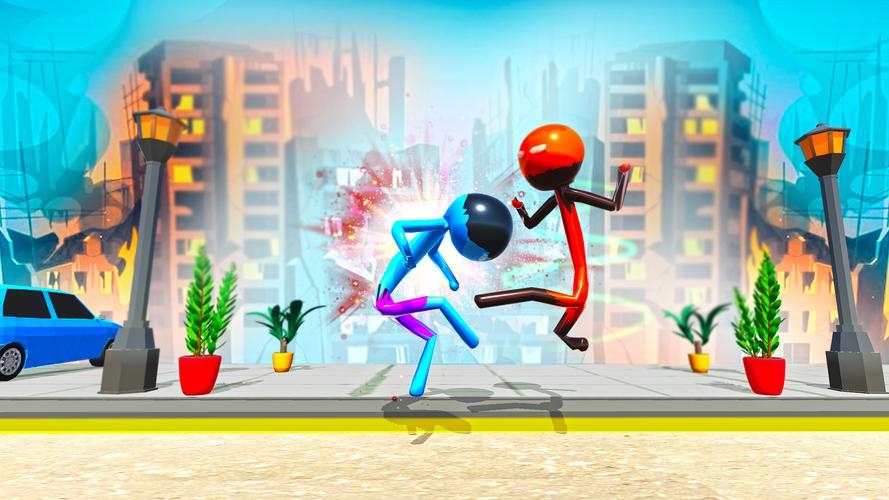 Stickman Ninja Fight: Ropehero Capture d'écran 2