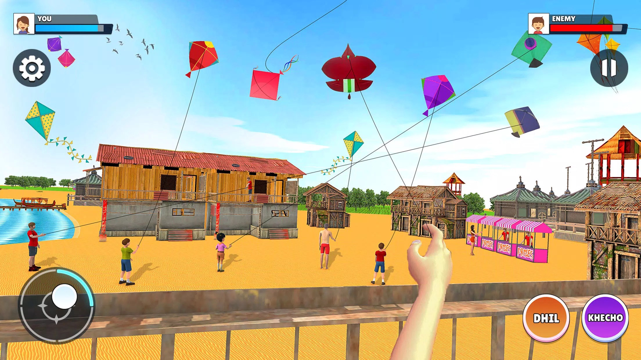 Kite Flying 3D - Pipa Combate Capture d'écran 2