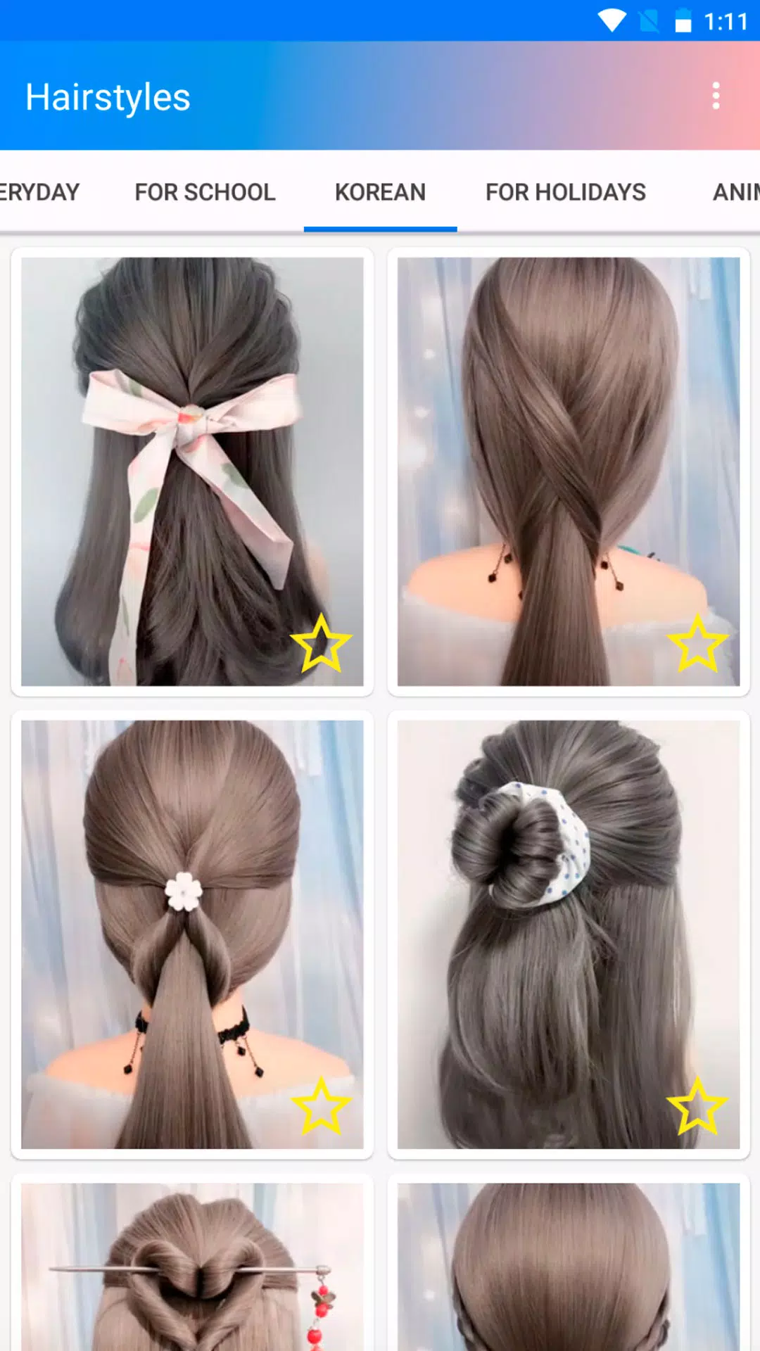 Easy hairstyles step by step Captura de pantalla 1