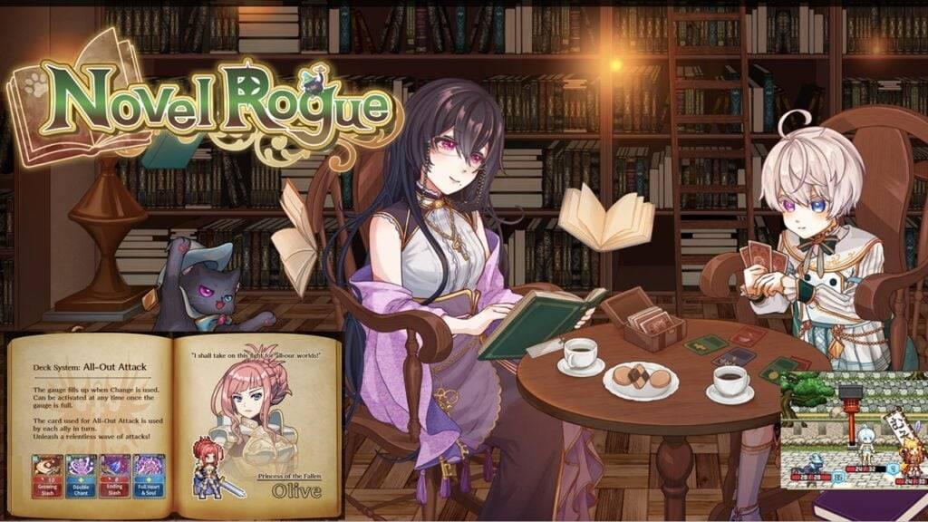 Kemco lancia il romanzo di Roguelite di building del mazzo di carte su Android