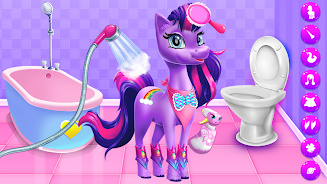 Magical Unicorn Candy World Screenshot 0