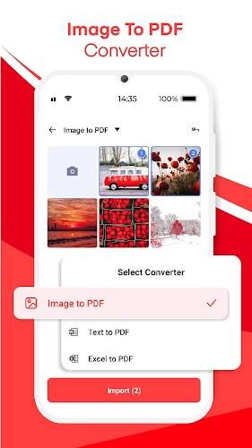 Image to PDF स्क्रीनशॉट 0