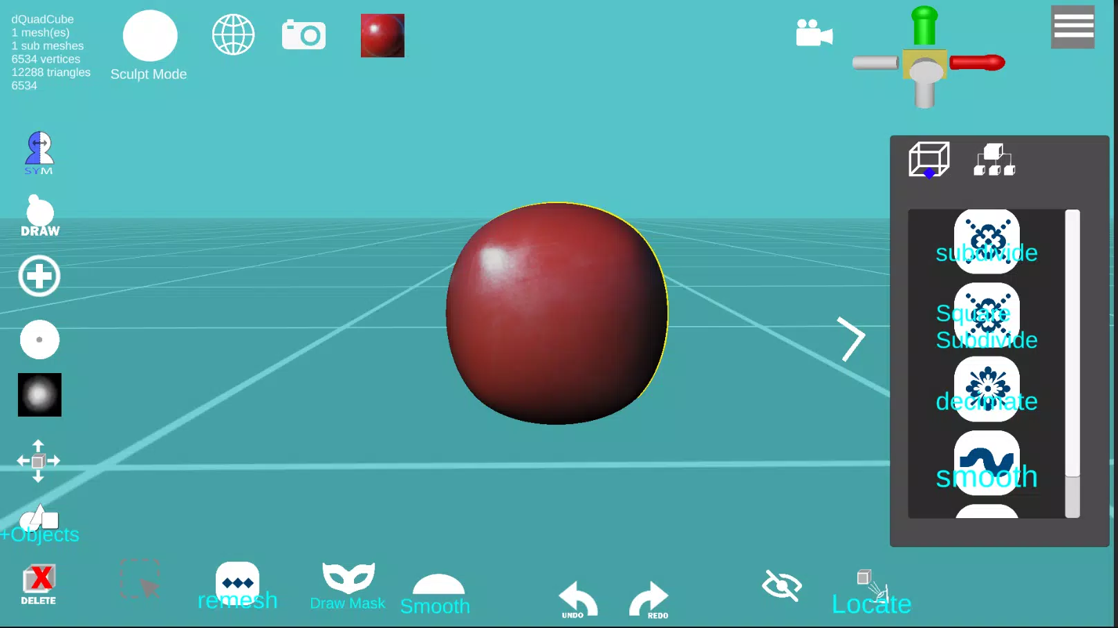d3D Sculptor Capture d'écran 0