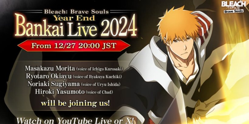 Bleach: Brave Souls EN Fin en direct spécial avec anime EVA