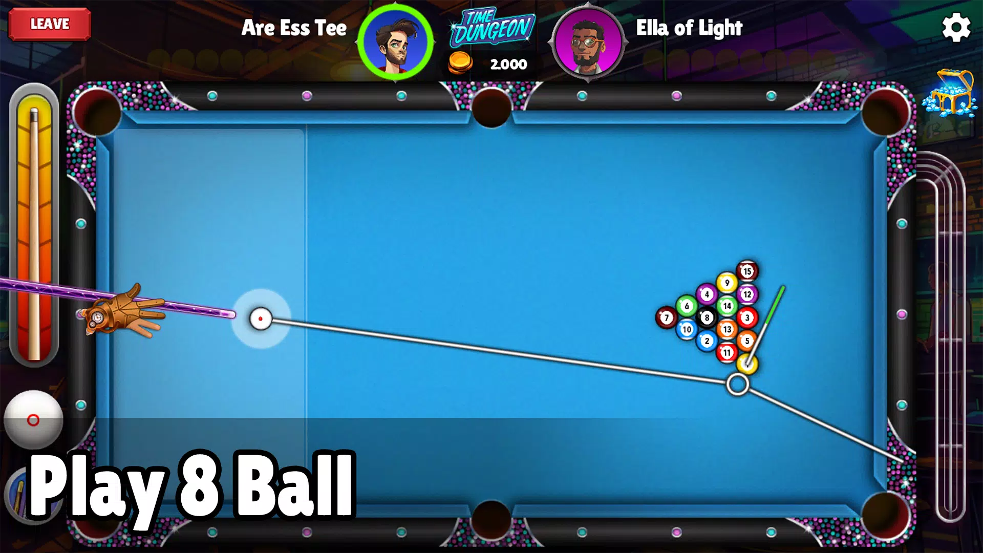 PoolStrike 8 ball pool offline ภาพหน้าจอ 0